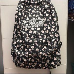 VANS floral backpack
